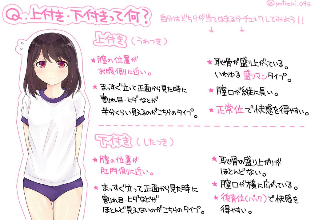 あなたはどっち セックスを制する女性の膣の上付き 下付きを解説 Galichu