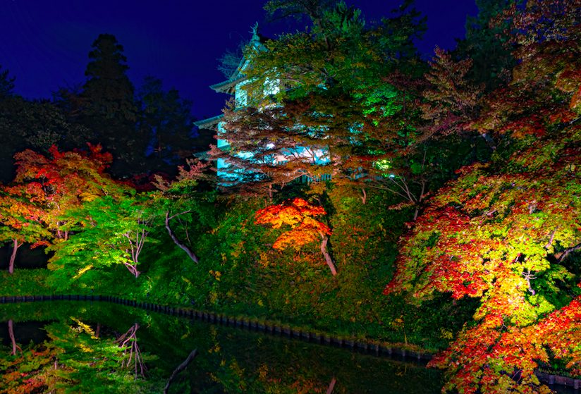青森県 弘前公園周辺を巡るデートコースはコレ 幻想的なライトアップを楽しむ大人デート Galichu